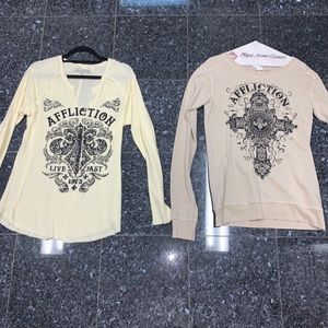 Long sleeve tshirts worn once